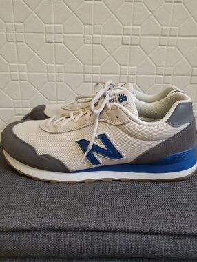 New Balance 515 Men’s Beige and Blue Lifestyle Sneakers Size 11